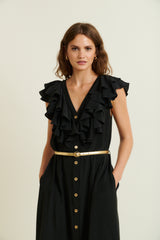 DMN PARIS  - ROBE JASON NOIR