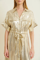 DMN PARIS  - ROBE PERLA GOLD