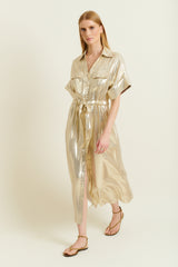 DMN PARIS  - ROBE PERLA GOLD