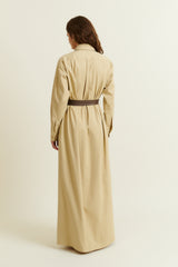 DMN PARIS  - ROBE SAGE BEIGE