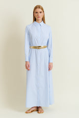 DMN PARIS  - ROBE YVETTE RAYURE BLEU