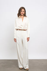 PANTALON LINO BLANC