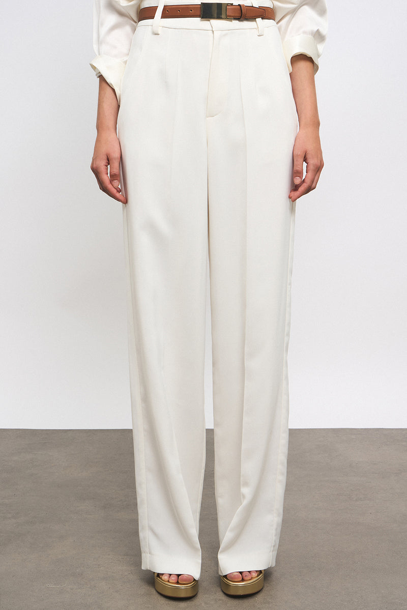 PANTALON LINO BLANC