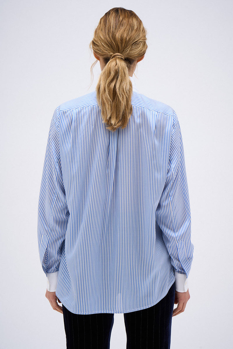 SURI SHIRT BLUE STRIPE