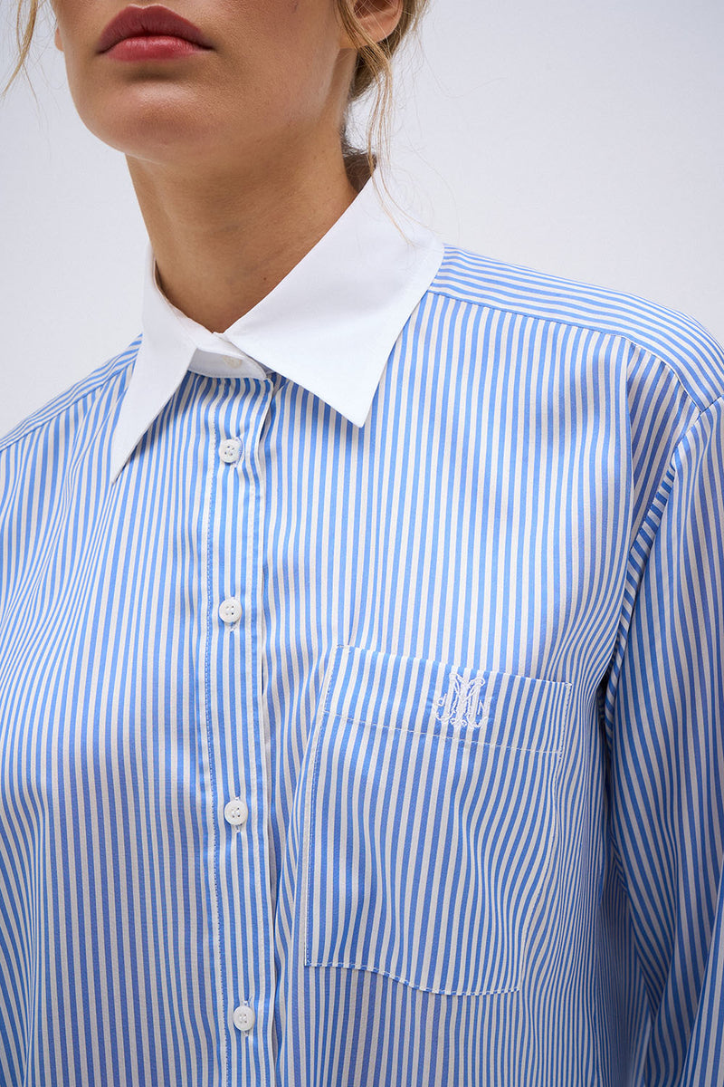 SURI SHIRT BLUE STRIPE