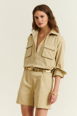 DMN PARIS  - SHORT NORMA BEIGE