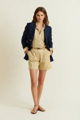 DMN PARIS  - SHORT NORMA BEIGE
