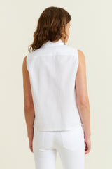 DMN PARIS  - CHEMISIER ELENA BLANC