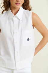 DMN PARIS  - CHEMISIER ELENA BLANC