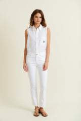 DMN PARIS  - CHEMISIER ELENA BLANC