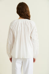 DMN PARIS  - TOP LILIANE BLANC