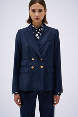 FANCY VALENCIAN JACKET NAVY