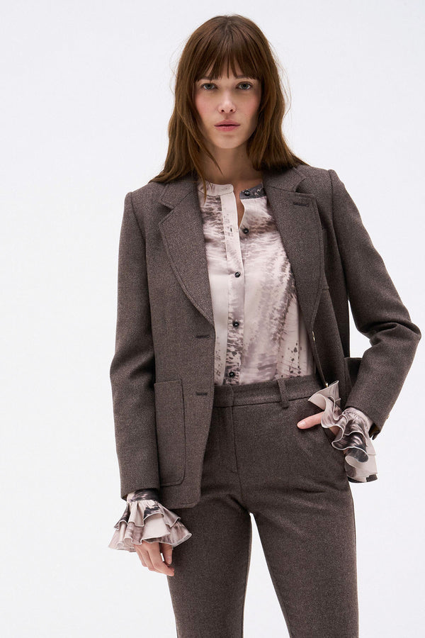 VESTE ANITA TAUPE