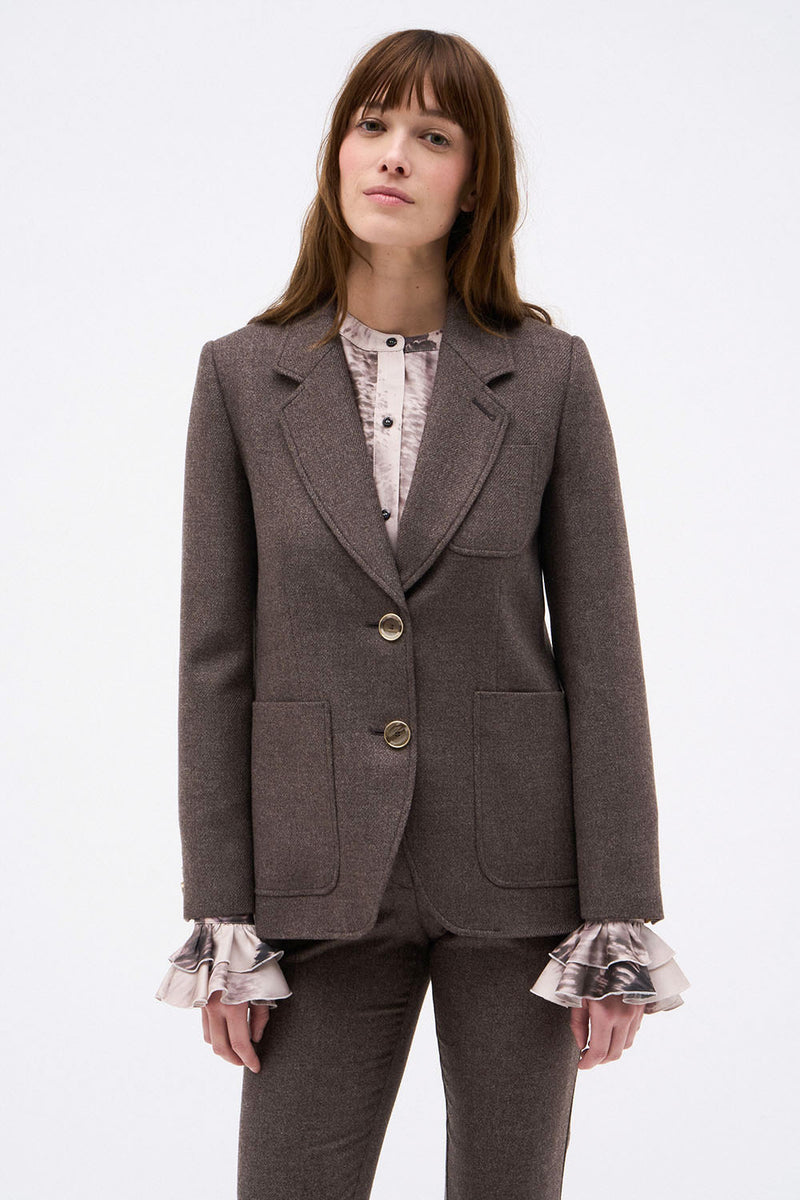 VESTE ANITA TAUPE