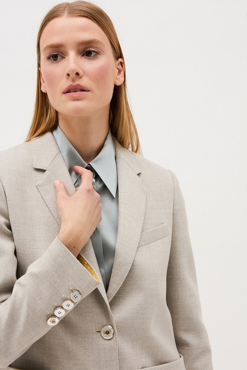VESTE ANNETTE GREIGE