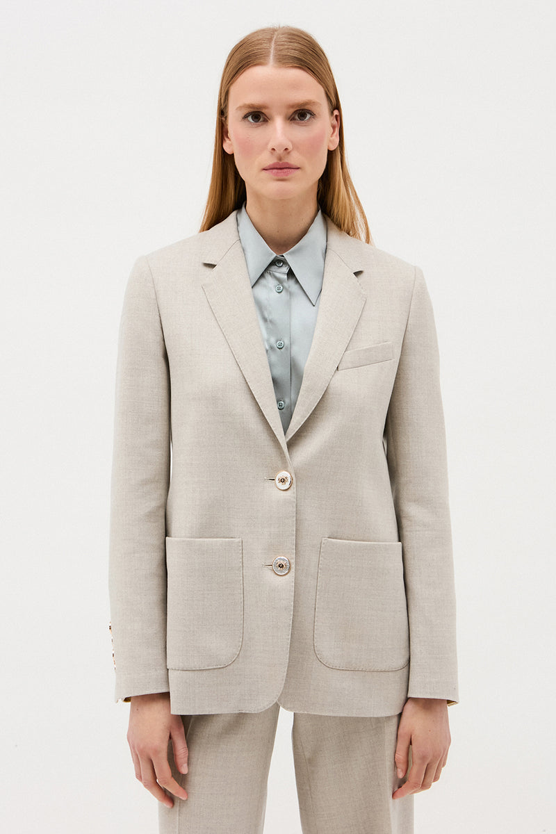 VESTE ANNETTE GREIGE