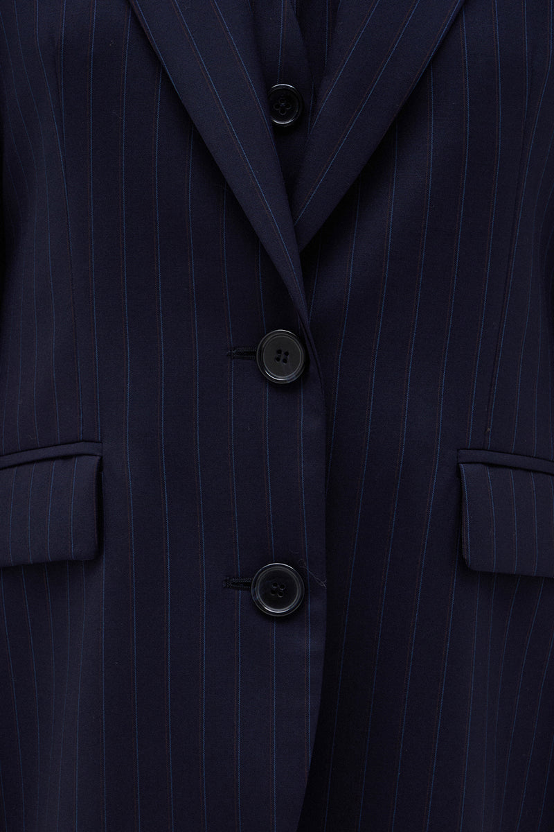 VESTE ARMAND RAYURE MARINE