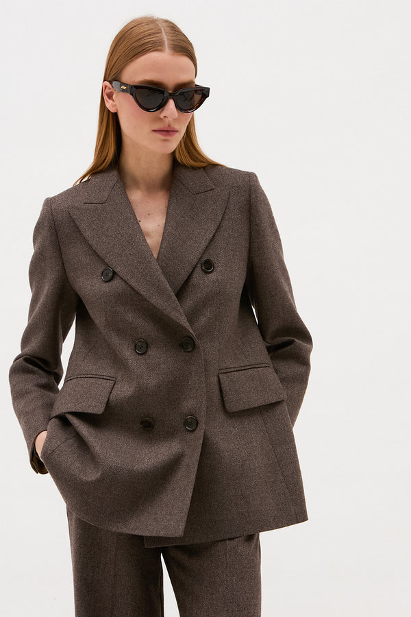 VESTE NOAH TAUPE