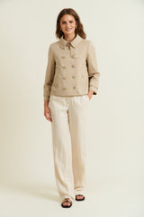 DMN PARIS  - MANTEAU CATHY SABLE