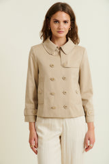 DMN PARIS  - MANTEAU CATHY SABLE