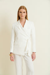 DMN PARIS  - VESTE CINDY BLANC