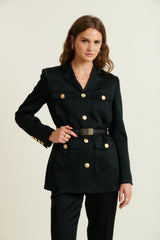 DMN PARIS  - VESTE JUNE NOIR