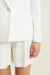 DMN PARIS  - VESTE VERA BLANC