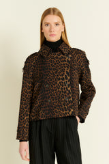 MANTEAU SACHA LEOPARD