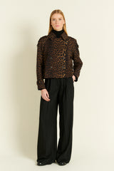 MANTEAU SACHA LEOPARD
