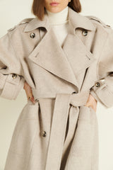 MANTEAU SIMONE BEIGE