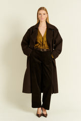 MANTEAU SIMONE CHOCOLAT