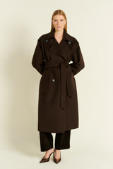 MANTEAU SIMONE CHOCOLAT