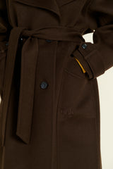 MANTEAU SIMONE CHOCOLAT