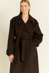 MANTEAU SIMONE CHOCOLAT