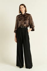 PANTALON ALEXANDRE RAYURES CAMEL