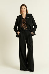 PANTALON ALEXANDRE RAYURES CAMEL