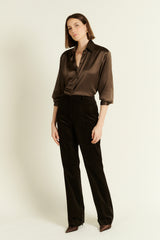 PANTALON JENNY CHOCOLAT