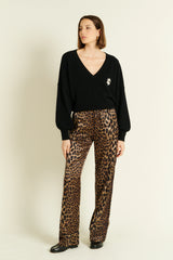 PANTALON NEW JOSEPH LEOPARD
