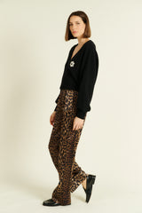 PANTALON NEW JOSEPH LEOPARD