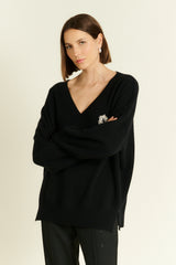 PULL PERLE NOIR
