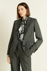 VESTE ALMA RAYURES GRISES