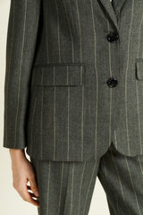 VESTE ALMA RAYURES GRISES