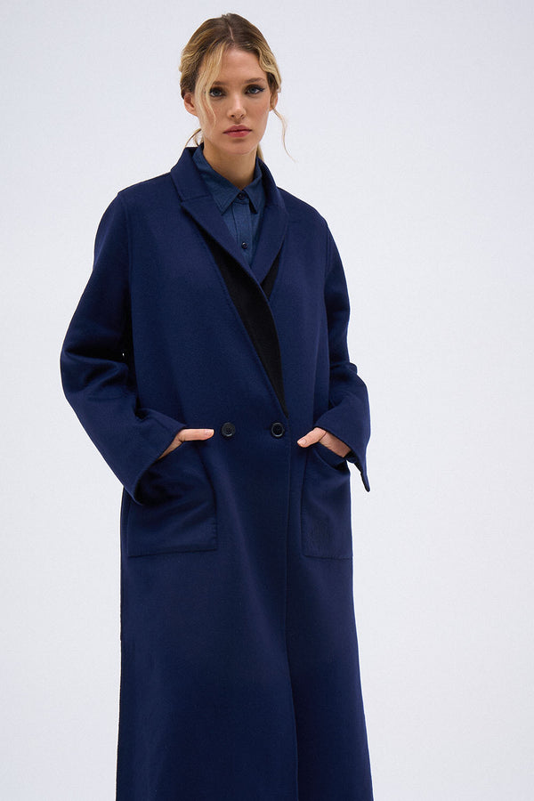 MANTEAU WENDY REVERSILBLE MARINE NOIR